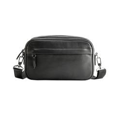 DXFBHWWS Herren-Reise-Hüfttaschen aus echtem Leder, lässige Tagesrucksäcke, Umhängetaschen, Messenger-Taschen und Geldbörsen von DXFBHWWS