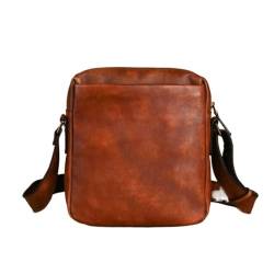 DXFBHWWS Outdoor-Reise-Hüfttaschen, Herren-Schultertaschen aus echtem Leder, lässige Tagesrucksäcke, Umhängetaschen, Geldbörsen, Geldbörsen von DXFBHWWS