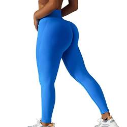 DXIOKO Scrunch Butt Sport Leggings für Damen High Waist Blickdicht Push Up Booty Lifting Slim Fit Leggings mit Bauchkontrolle für Sportleggings Gym Fitness Workout Laufhose Yoga Hose von DXIOKO