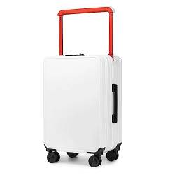 DXZENBO Handgepäck-Koffer mit Rollen, doppelte Vorderseite, breites Trolley-Gepäck, großes Fassungsvermögen, klassifizierter Aufbewahrungskoffer von DXZENBO