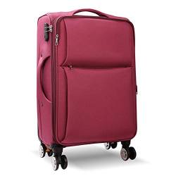 DXZENBO Koffer, Reisetrolley, Reisetasche mit Rollen, Kabinenkoffer – Handgepäck, Leichter Koffer mit Rollen für und passend für die meisten großen Fluggesellschaften. Doppelter Komfort von DXZENBO