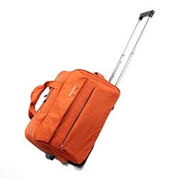 DXZENBO Reisegepäck-Taschentrolley mit Rollen, groß, für Männer, Frauen, Damen, Wochenendhandtasche auf Rollen – Kabinenzulassung, große Kapazität, doppelter Komfort von DXZENBO