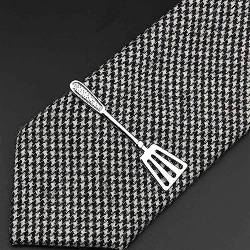 Krawattenstange Krawattenklammer aus Edelstahl for Brillen, Auto, Flugzeug, Gabel, Löffel, Metall, for Herren, Krawattenklammern, Anstecknadel for Herren-Geschenk (Farbe: 7) (Color : 14) von DYCJLL