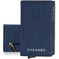 DYKANBO Slim Wallet mit Münzfach - Geldbörse Herren und Portmonee Herren - Kreditkartenetui mit RFID-Schutz - Wallets for Men - Small Pop-Up Card Holder Wallet with Coin Departement von DYKANBO