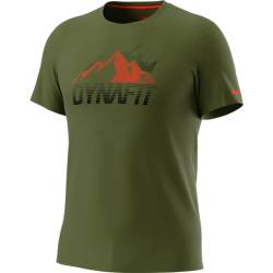 DYNAFIT Herren Transalper Graphic T-Shirt, Winter moss-5891, XL von DYNAFIT