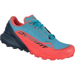 Dynafit Damen Ultra 50 GTX Traillaufschuhe, Brittany Blue Hot Coral, 39 EU von DYNAFIT