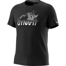 oberalp Dynafit Herren Transalper Graphic Shirt Black Out L von DYNAFIT