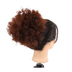 Haarteil Mit Gummiband Synthetische Afro-Puff-Pferdeschwanz-Verlängerung mit Kordelzug, kurzes Afro-verworrenes, lockiges Haarknoten, synthetische Haarteile, Dutt-Verlängerungen for schwarze Frauen Un von DYPASA