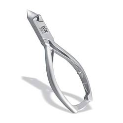 DZ Kopfschneider Nagelschneider Nagelzange für eingewachsene Zehennägel (14cm, Gewölbter Schneide) von DZ Beauty Instruments