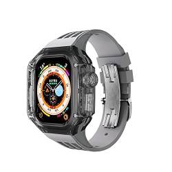 DZHTUS 49 mm Ultra Band Modifikation Kit für Apple Watch Ultra 49 mm Transparent Luxus Trend Mod Case + Armband Wasserdicht iWatch Zubehör, 49 mm, Achat von DZHTUS