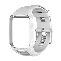 Kompatibel mit TomTom, 25 mm Silikon-Uhrenarmband, schnell abnehmbar, Ersatz-Zubehör für Tomtom Runner 3/Runner 2/Spark 3/Adventurer/Golfer 2 von DaMohony