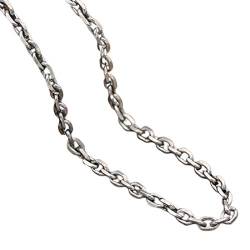 Daesar Halskette Silber 925 Herren Ankerkette Kette 4 MM Breit 18 Inch Kette ohne Anhänger Partnerkette von Daesar