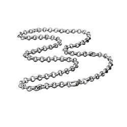 Daesar Silber 925 Halskette Herren Erbskette Kette 4 MM Breit 20 Inch Kette Freundschaftskette für Beste Freunde von Daesar