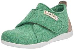 Däumling Jungen Unisex Kinder Fredi Hausschuh, Monotweed basilico, 25 EU von Däumling