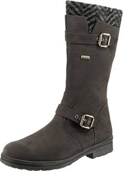 Däumling Mädchen Alia Langschaft Stiefel, Grau (86Turino Asphalt), 31 EU von Däumling