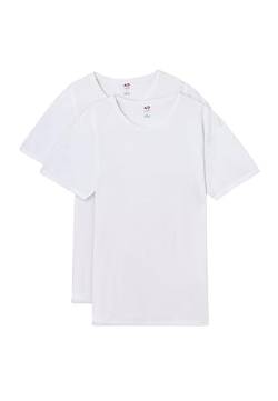 Dagi Men's 2 Pack Basic Cotton Undershirt, White, 2XL von Dagi