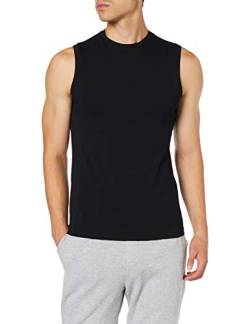 Dagi Men's Basic Cotton Undershirt T-Shirt, Black, S von Dagi