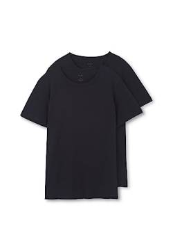 Dagi Men's Basic Cotton Undershirt T-Shirt, Black, XL von Dagi