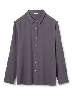 Dagi Men's Long Sleeve, Collar, Fashion, Regular Shirt, Anthracite, L von Dagi