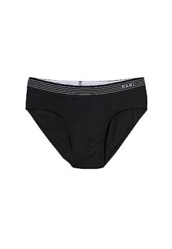 Dagi Men's Regular Slip Boxer Briefs, Black, S von Dagi