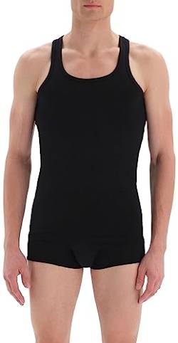 Dagi Men's Sports Cotton Tanktop Vest, Black, XL von Dagi