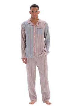 Dagi Men's Viscone Pyjama, Red, L Pajama Bottom, L von Dagi