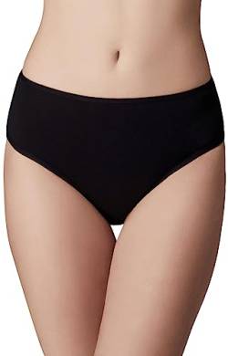 Dagi Women's Basic Cotton Slip Briefs, Black, 40 von Dagi