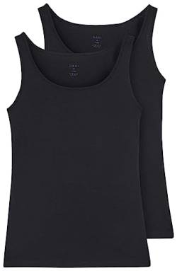 Dagi Women's Basic Cotton Tanktop T-Shirt, Black, 42 von Dagi