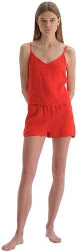 Dagi Women's Fashion, Regular Casual Shorts, Red, 38 cm von Dagi