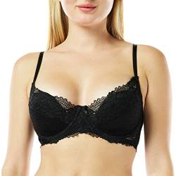 Dagi Women's Fashion, Regular Push Up Bra, Black, 80C von Dagi