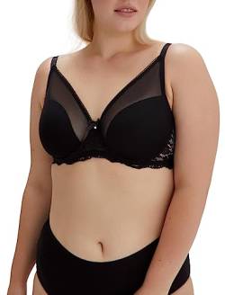 Dagi Women's Underwire Minimiser Minimizer Bra, Black, 75C von Dagi