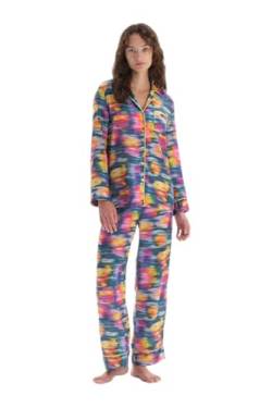Dagi Women's Viscone Pyjama, Multicolour, 40 Pajama Set von Dagi
