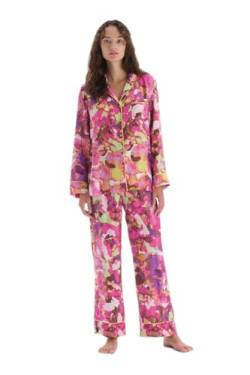 Dagi Women's Viscone Pyjama, Pink, 38 Pajama Set, 36 von Dagi