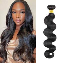 Body Wave Bundles Human Hair 18 Inch 10A Grade Human Hair Bundles Body Wave 1 Bundle 100% Unprocessed Brazilian Virgin Hair Extensions von DaiMer