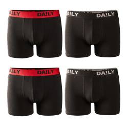 DA!LY UNDERWEAR Herren Boxershort 4er Pack von Daily Underwear