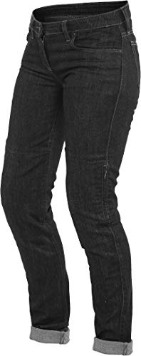 Dainese Denim Slim Damen Motorrad Textilhose (Black,32) von Dainese