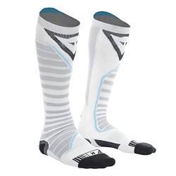 Dainese Dry Long Socks, Motorrad Socken Lang Sommer, für Damen und Herren, Schwarz/Blau, EU 36-38 von Dainese