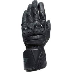 Dainese - Impeto Gloves, Langer Motorradhandschuh, Lederhandschuh, TPU Knöchelprotektoren, Motorradhandschuhe Für Männer, Schwarz/Schwarz, XL von Dainese