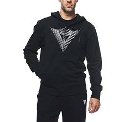 Dainese Men's 201896884_622 Hooded Sweatshirt, Schwarz/Weiß, L von Dainese