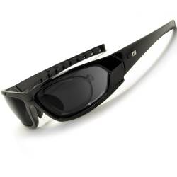 Daisan Sonnenbrille polarisierende Sportbrille mit Optik-Clip D 1061-5R von Daisan