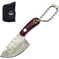 Daisred Schlüsselanhänger Mini-Messer-Set, Taschenmesser, Kochmesser Mini-Boxöffner von Daisred
