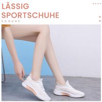 Daisred Turnschuhe Damen Leichtgewichts Sportschuhe Strickmaterial Sneaker von Daisred