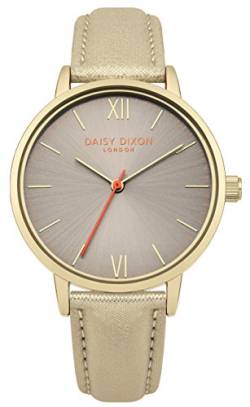 DAISY DIXON Damen Analog Quarz Uhr mit PU Armband DD007GG von Daisy Dixon