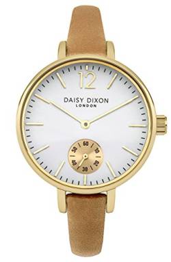 Daisy Dixon Damen Analog Quarz Uhr mit Leder Armband DD026EG von Daisy Dixon