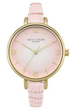 Daisy Dixon Damen Analog Quarz Uhr mit Leder Armband DD041P von Daisy Dixon