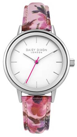 Daisy Dixon Damen Analog Quarz Uhr mit PU Armband DD049PS von Daisy Dixon