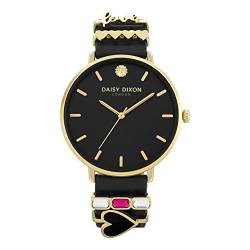 Daisy Dixon Damen Analog Quarz Uhr mit PU Armband DD107BG von Daisy Dixon