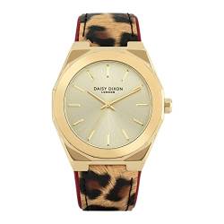 Daisy Dixon Damen Analog Quarz Uhr mit PU Armband DD121TG von Daisy Dixon