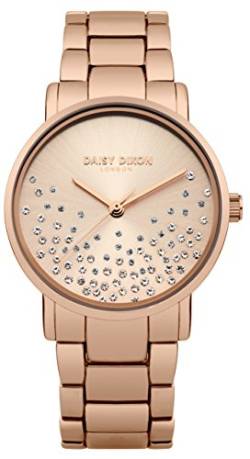 Daisy Dixon Damen Datum klassisch Quarz Uhr mit Edelstahl Armband DD053RGM von Daisy Dixon