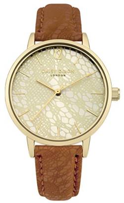 Daisy Dixon Damen Datum klassisch Quarz Uhr mit PU Armband DD051TG von Daisy Dixon